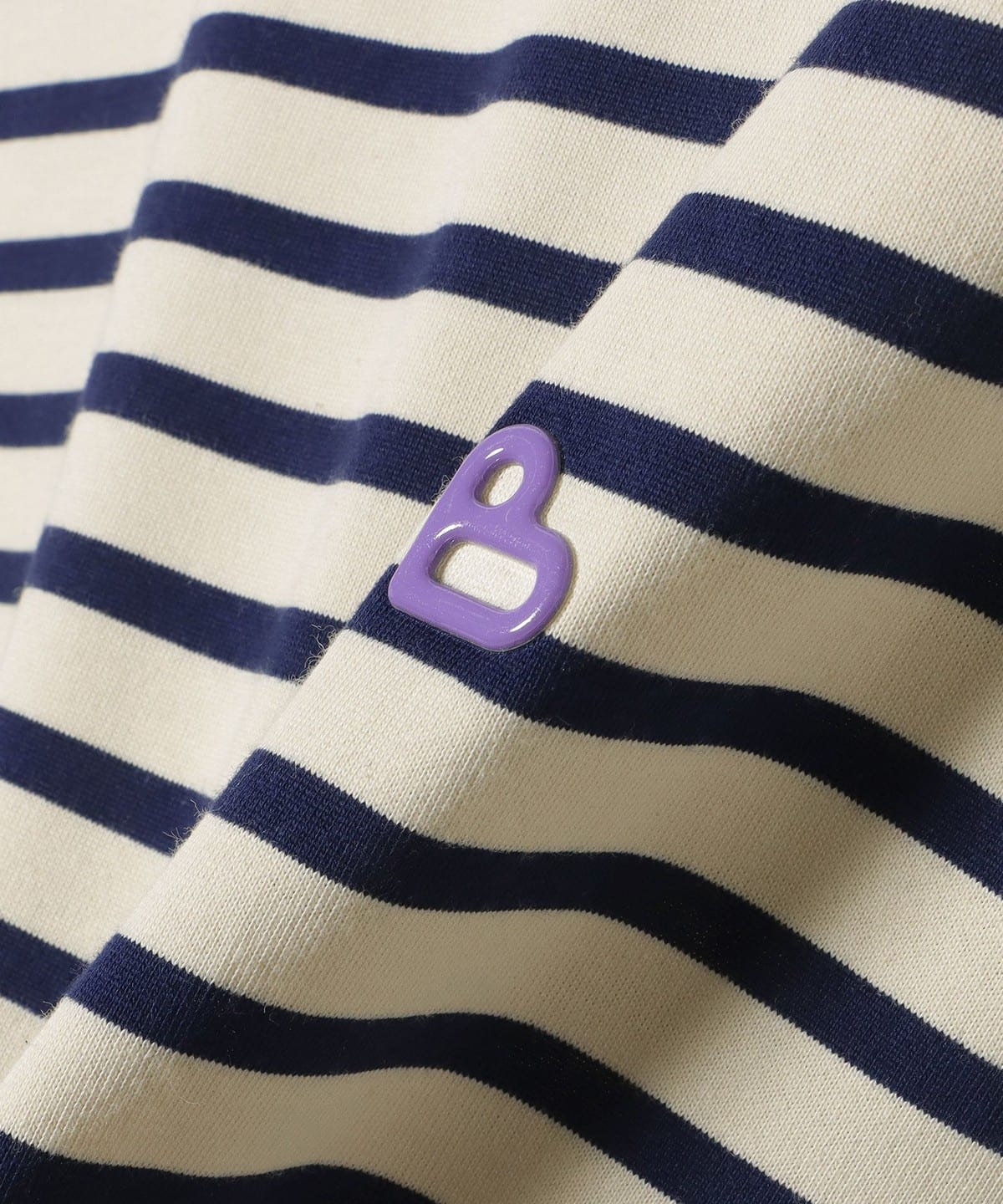 B-HEART LOGO 條紋長袖T恤
