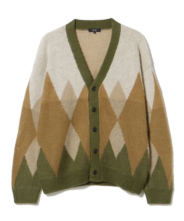 BEAMS HEART BEAMS HEART [Outlet] BEAMS HEART / Mohair Touch Argyle 