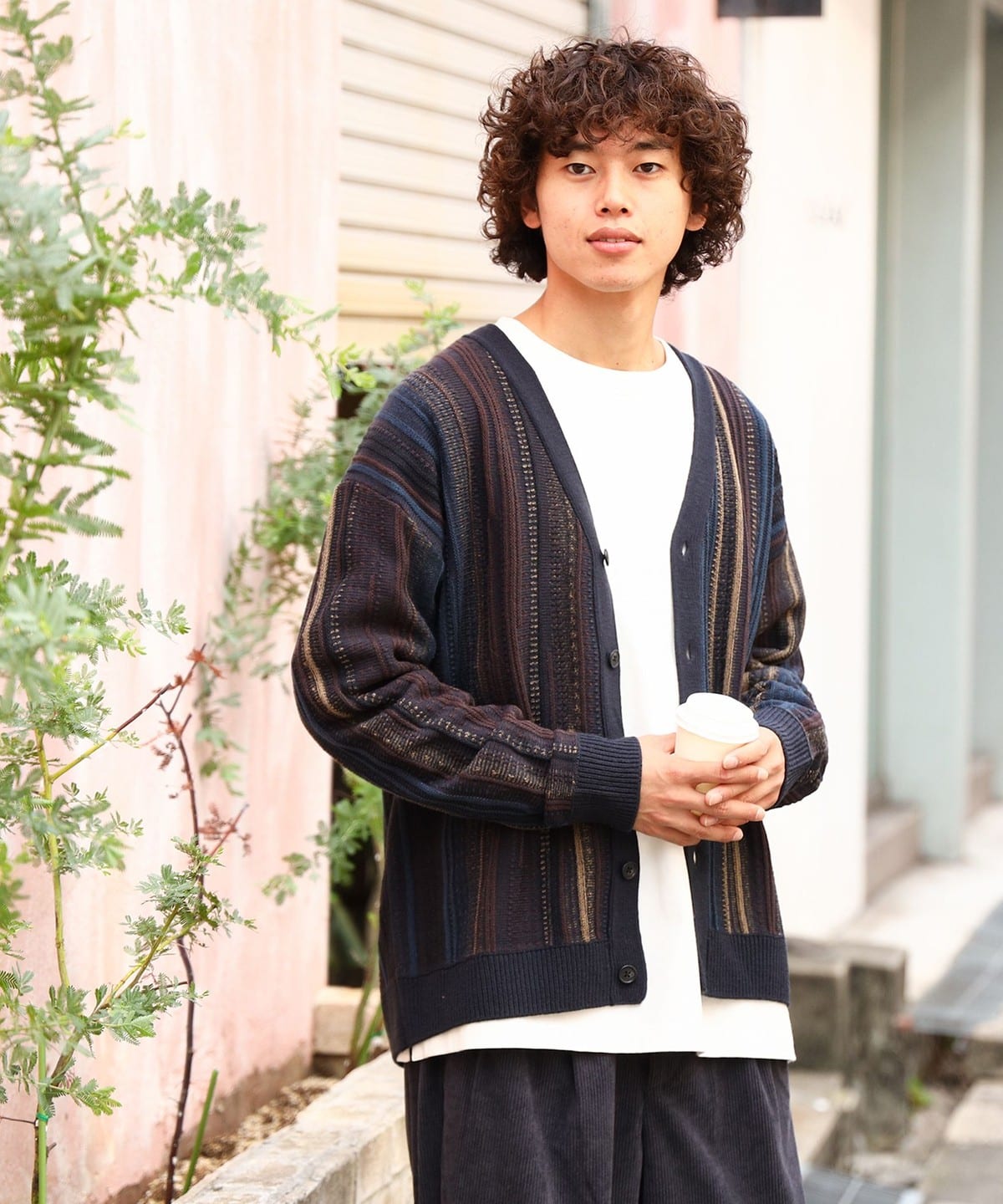 レトロ アソート カーディガン トップス MEN NAVY S レトロ アソート カーディガン トップス MEN NAVY S