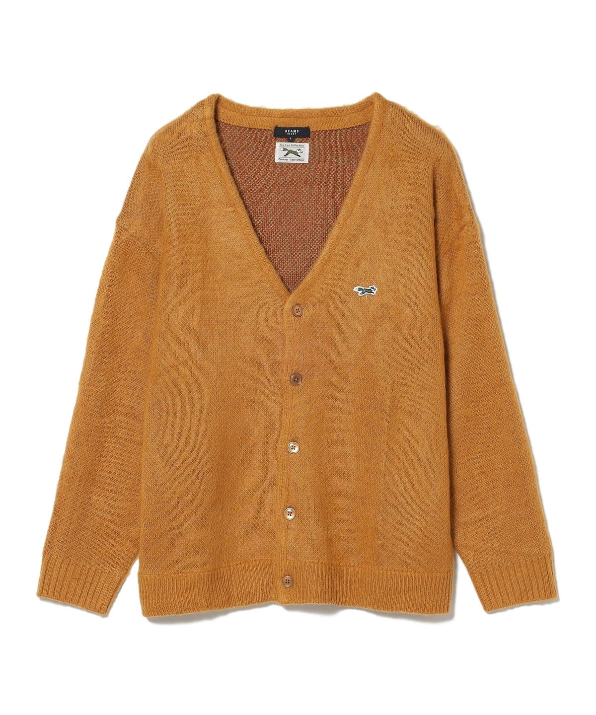 BEAMS PENNEY'S / FOX シャギー ニット カーディガン M BEAMS HEART（ビームス ハート）【EXCLUSIVE】PENNEY'S / FOX シャギー