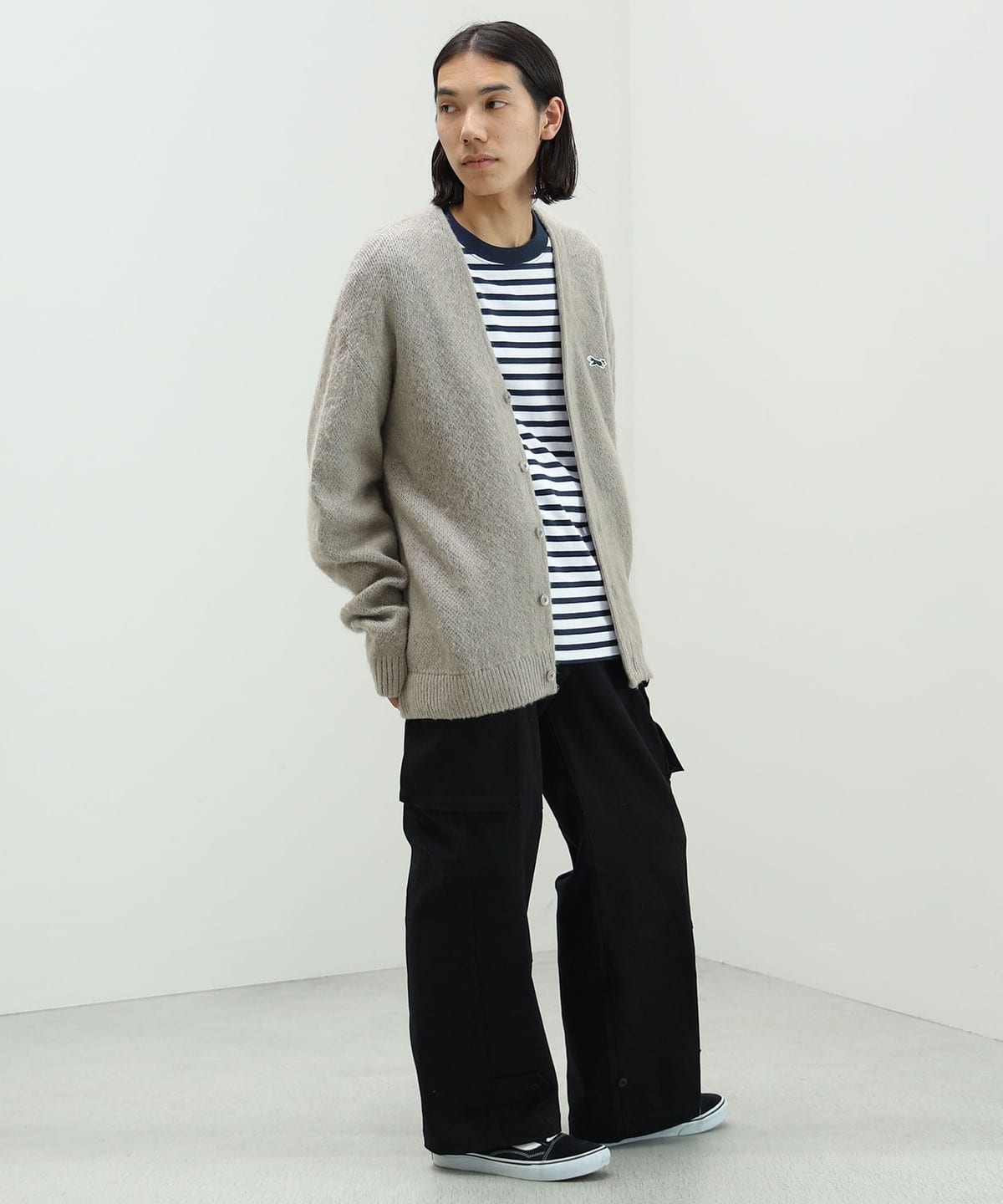 BEAMS PENNEY'S / FOX シャギー ニット カーディガン M BEAMS HEART（ビームス ハート）【EXCLUSIVE】PENNEY'S / FOX シャギー