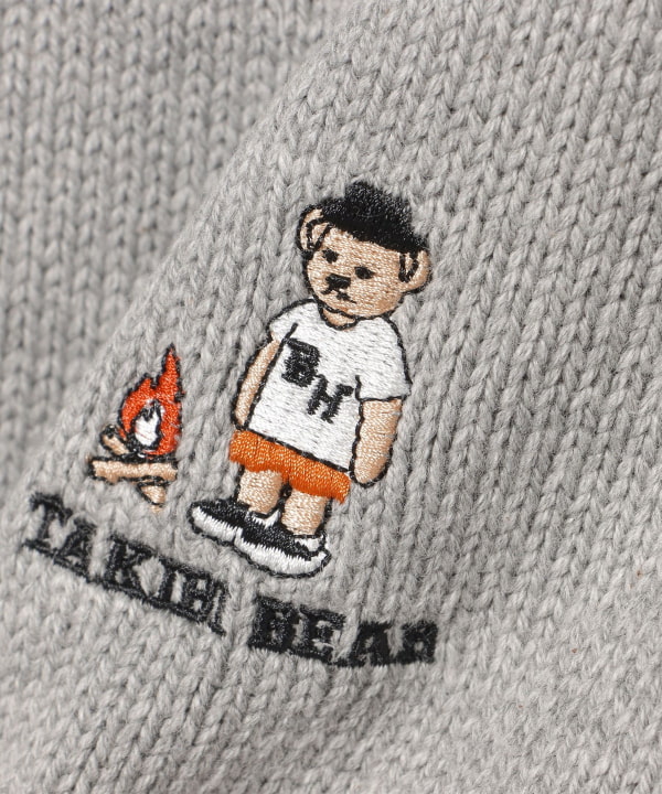 BEAMS HEART BEAMS HEART刺繡圓領針織衫（上衣針織衫/毛衣）郵購