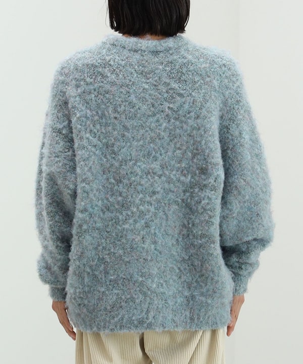 BEAMS HEART BEAMS HEART Melange Crew Neck Knit (Tops