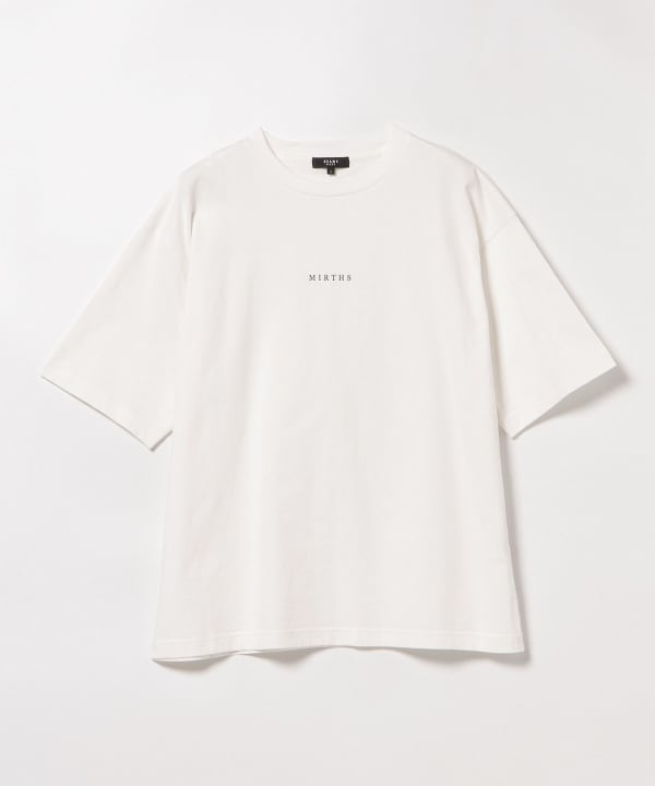 BEAMS GOLF メッシュシャツ M ベージュ BEAMS HEART（ビームス ハート）ストライプ メッシュ