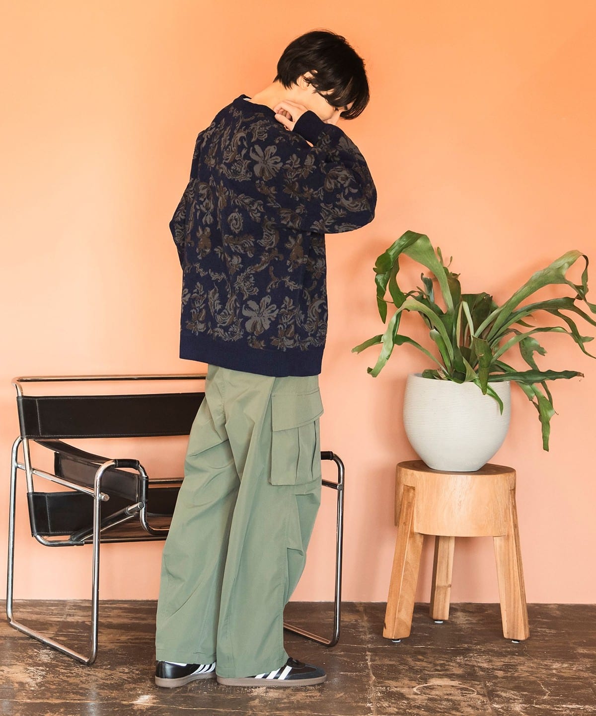 BEAMS HEART（ビームス ハート）【5/21再値下げ】フラワー ジャガード
