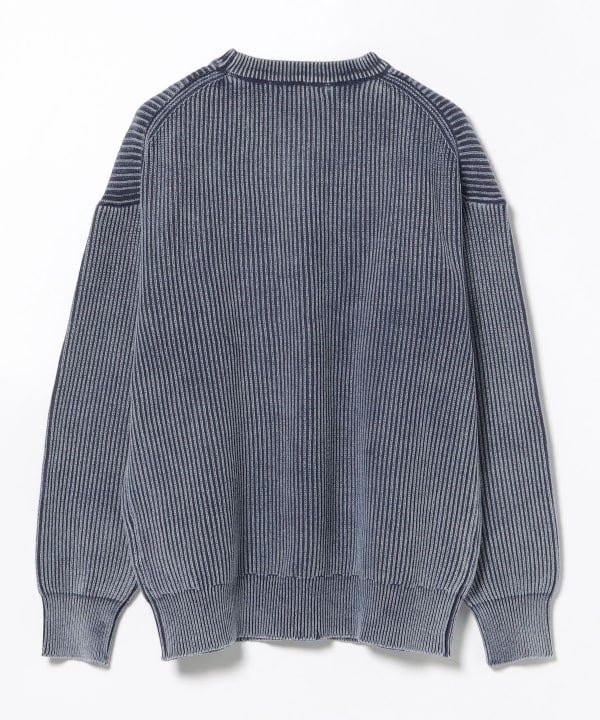 beams ニット vintage 90s 古着ニット グレー フェード y2k