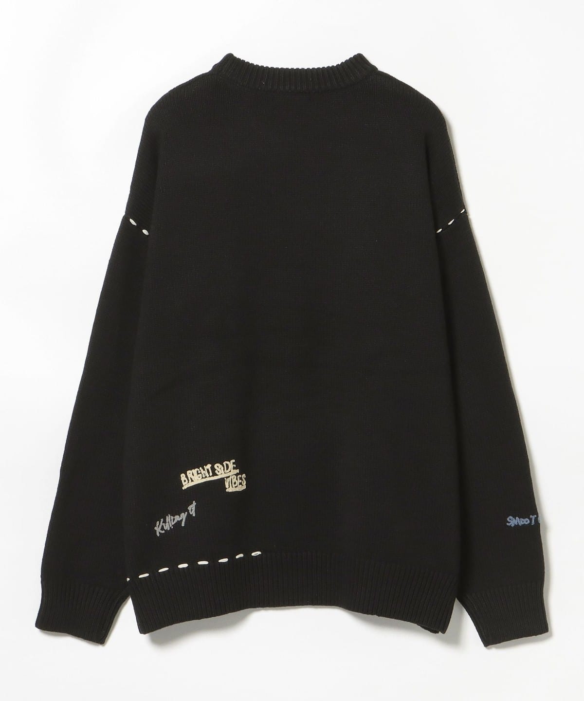 BEAMS HEART（ビームス ハート）Bイニシャル レタード クルーネック