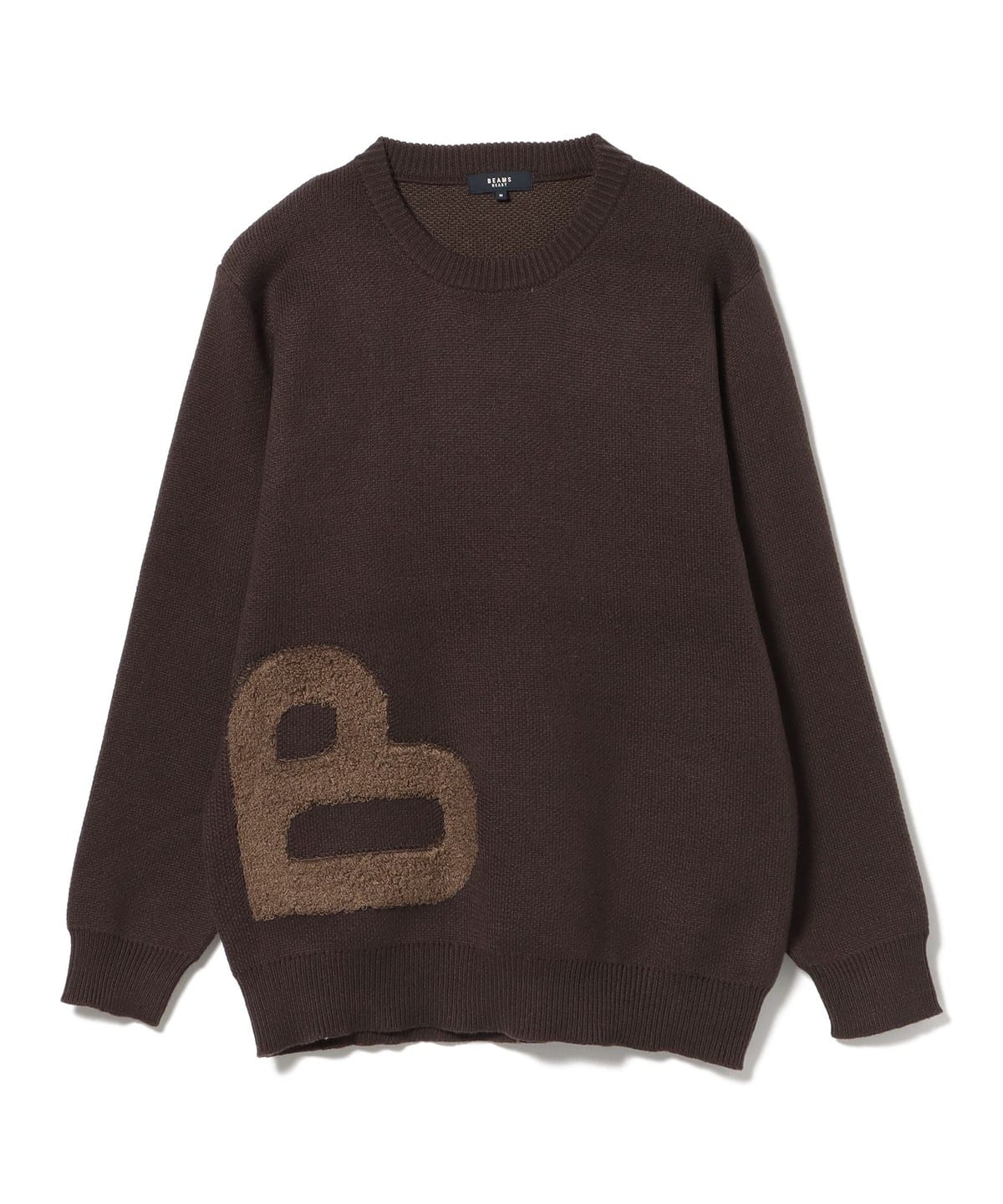 BEAMS HEART（ビームス ハート）B-HEART ロゴ ニット（トップス ニット