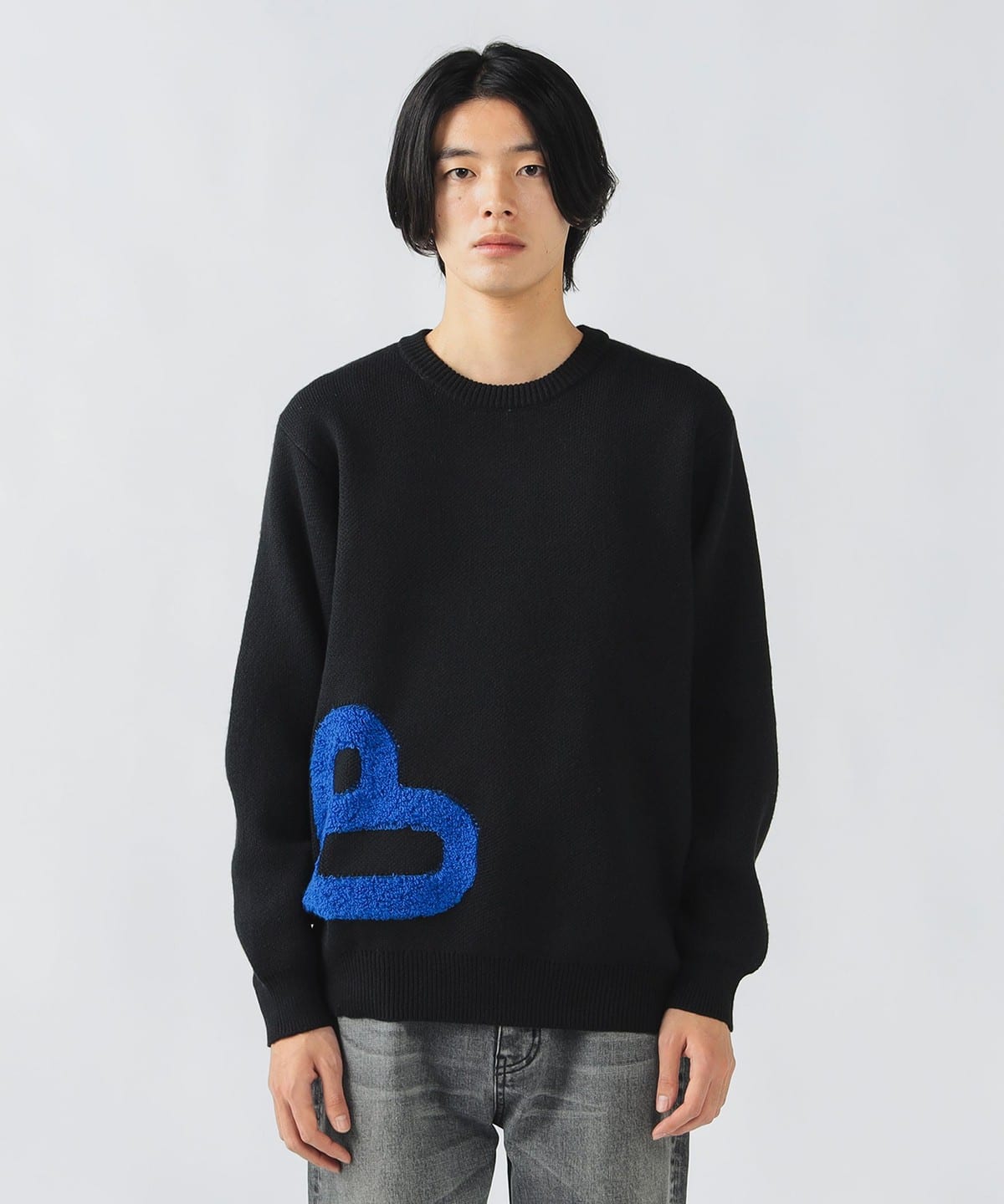 BEAMS HEART（ビームス ハート）【1/22値下げ】B-HEART ロゴ ニット