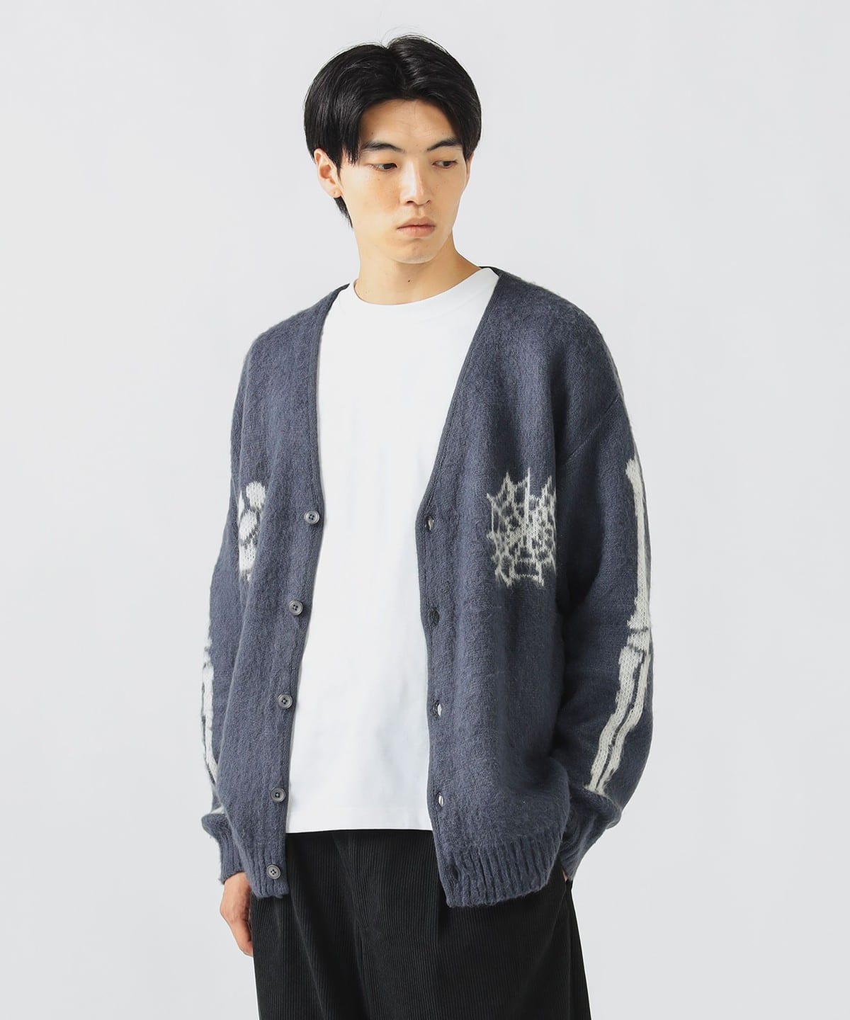 BEAMS シャギーカーディガン　ブラック　メンズ 楽天市場】BEAMS MEN BEAMS / ソリッド シャギー カーディガン