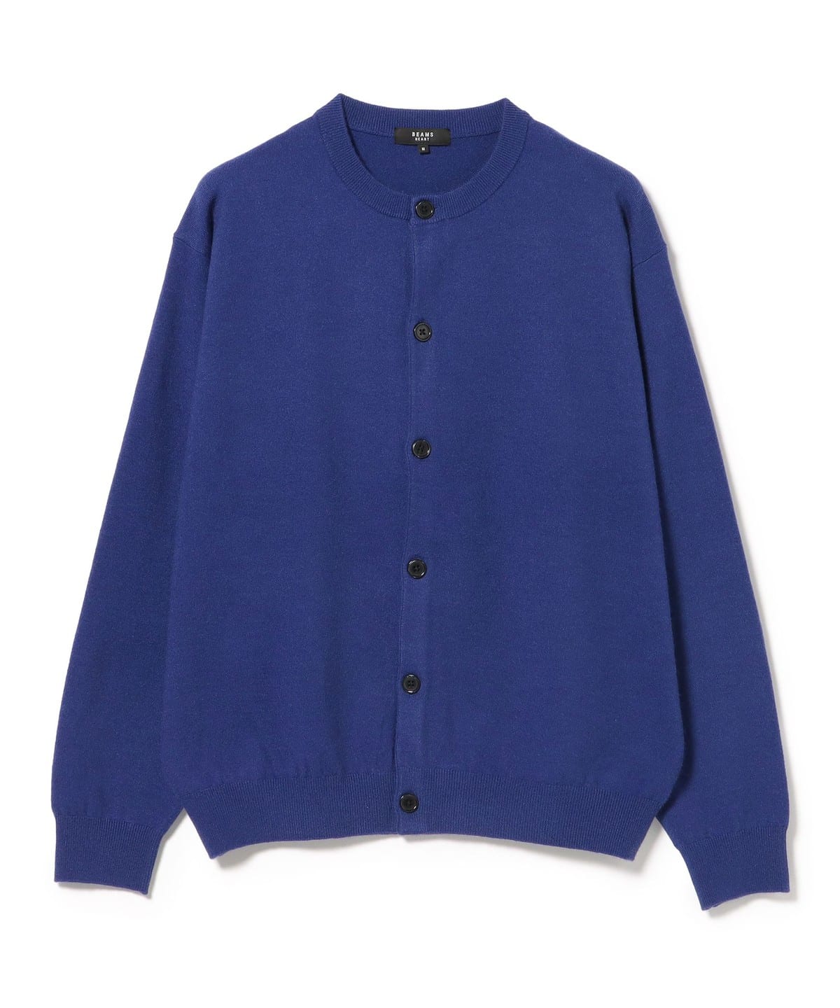 BEAMS HEART（ビームス ハート）ストレッチ クルーネック カーディガン