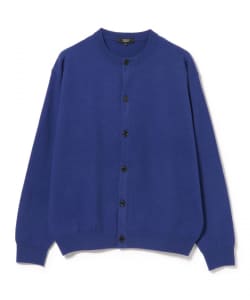 ストレッチ クルーネック カーディガン