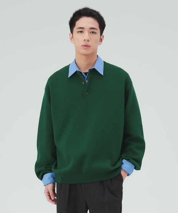 卫衣亨利领针织衫 [H:183cm C:80 W:68 H:89.5 Size:L]