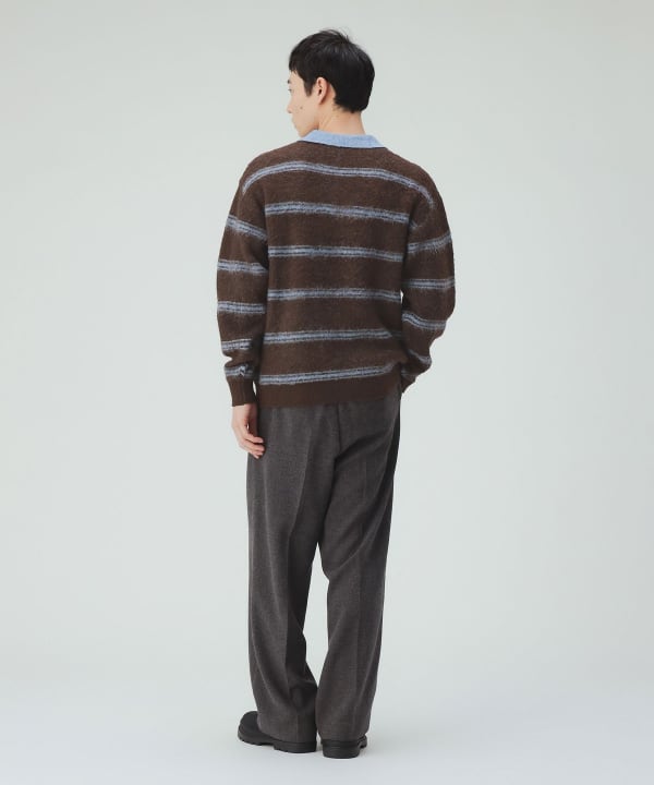 シャギー ニット ポロ [H:183cm C:91 W:70 H:92 Size:L]