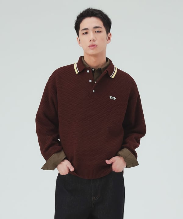 PENNEY'S / FOX 線條針織Polo衫