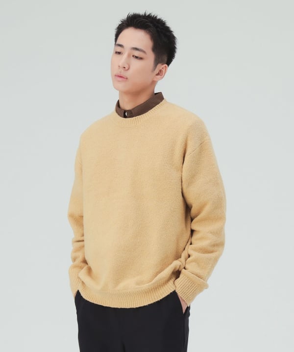 起毛 スラブ ニット [H:183cm C:80 W:68 H:89.5 Size:L]