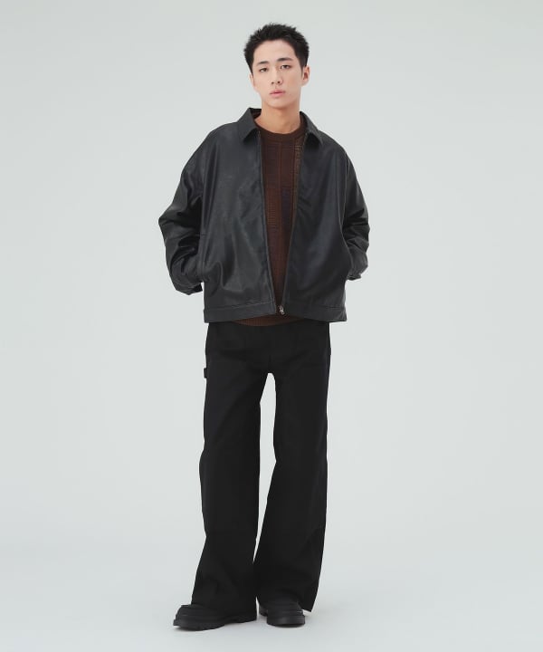 レトロ ジャカード クルーネックニット [H:183cm C:80 W:68 H:89.5 Size:L]