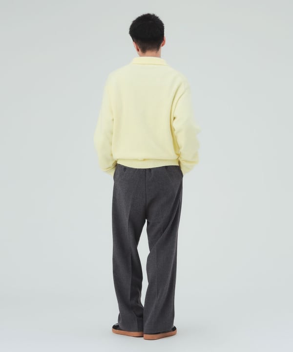 アンゴラ混 シャギー ニットポロシャツ [H:183cm C:80 W:68 H:89.5 Size:L]