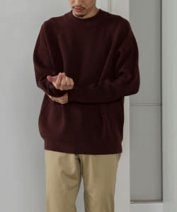BEAMS HEART / スポンディッシュ モックネックニット