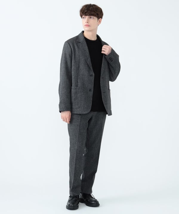 デミルクスビームス シャークスキンジャケット スーツセットアップ スカート シャークスキンテーラードジャケット｜KarLParkLane Style