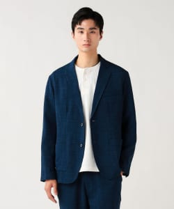 Polymelange 2-button jacket (moisture-wicking, quick-drying)