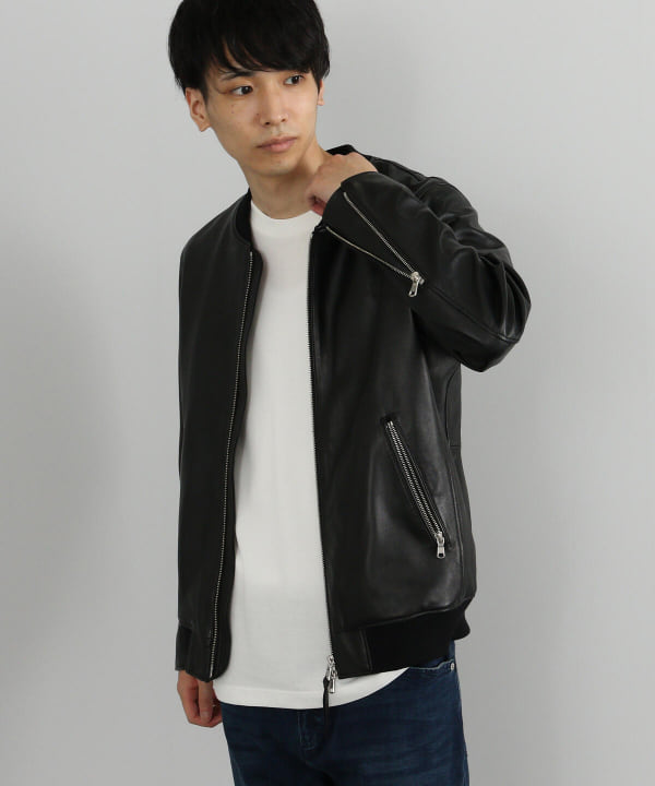 BEAMS HEART BEAMS HEART BEAMS HEART / Leather MA-1 (blouson