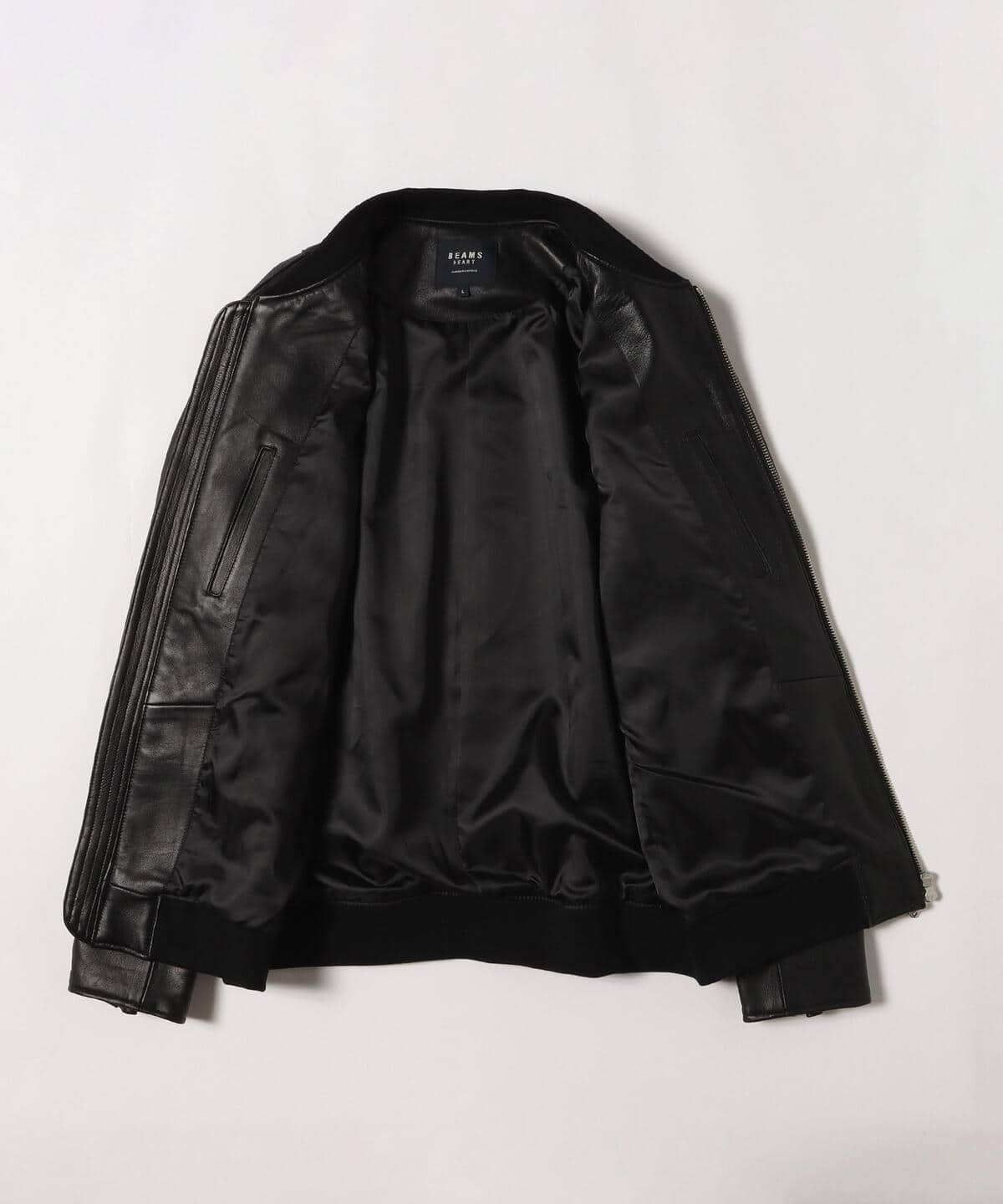 [Outlet] BEAMS HEART / Leather MA-1