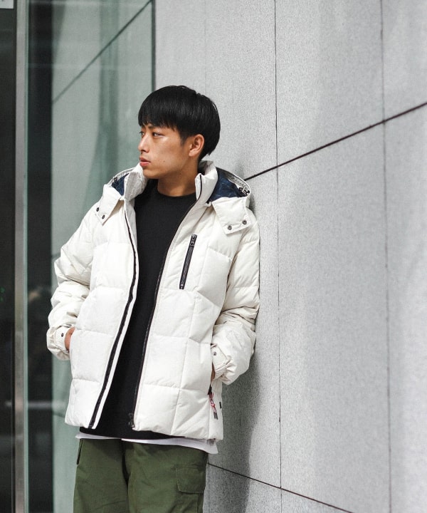 BEAMS HEART BEAMS HEART Outlet] BEAMS HEART / Square Quilt Down Jacket  (Blouson Down Jacket) Mail Order | BEAMS