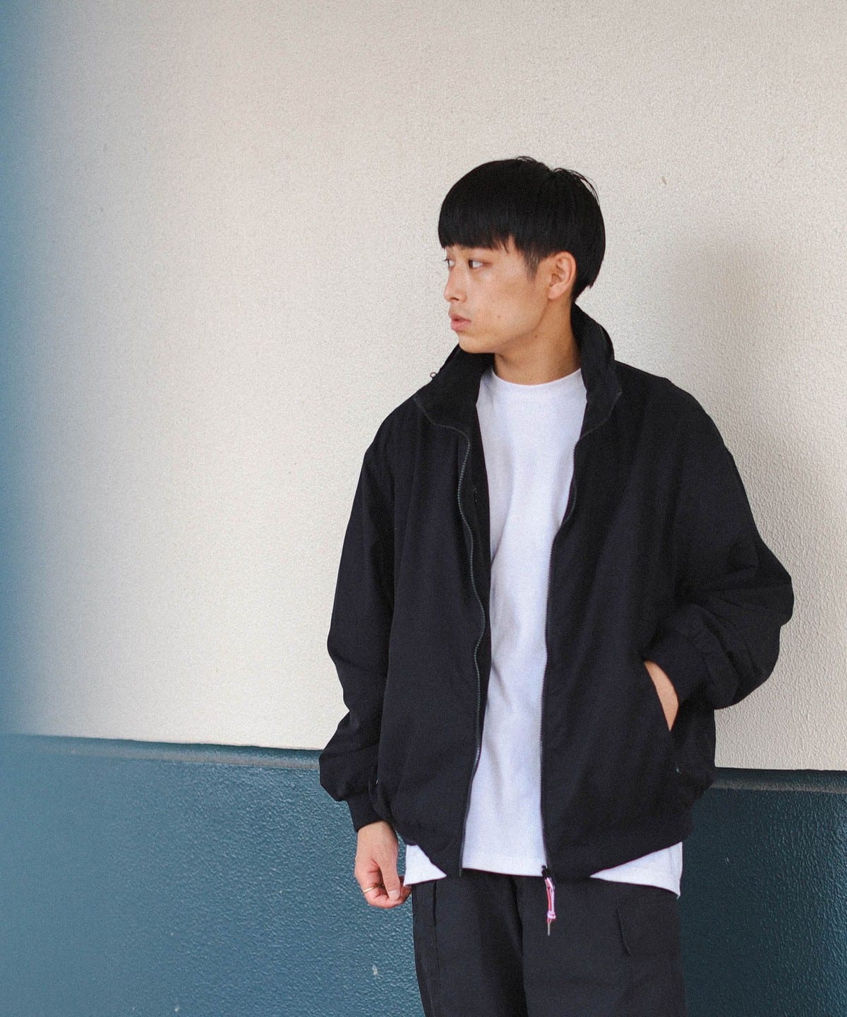 [Outlet] BEAMS HEART / Volume neck reversible blouson