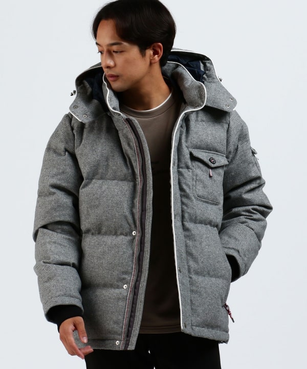 BEAMS HEART BEAMS HEART BEAMS HEART twill down jacket (blouson