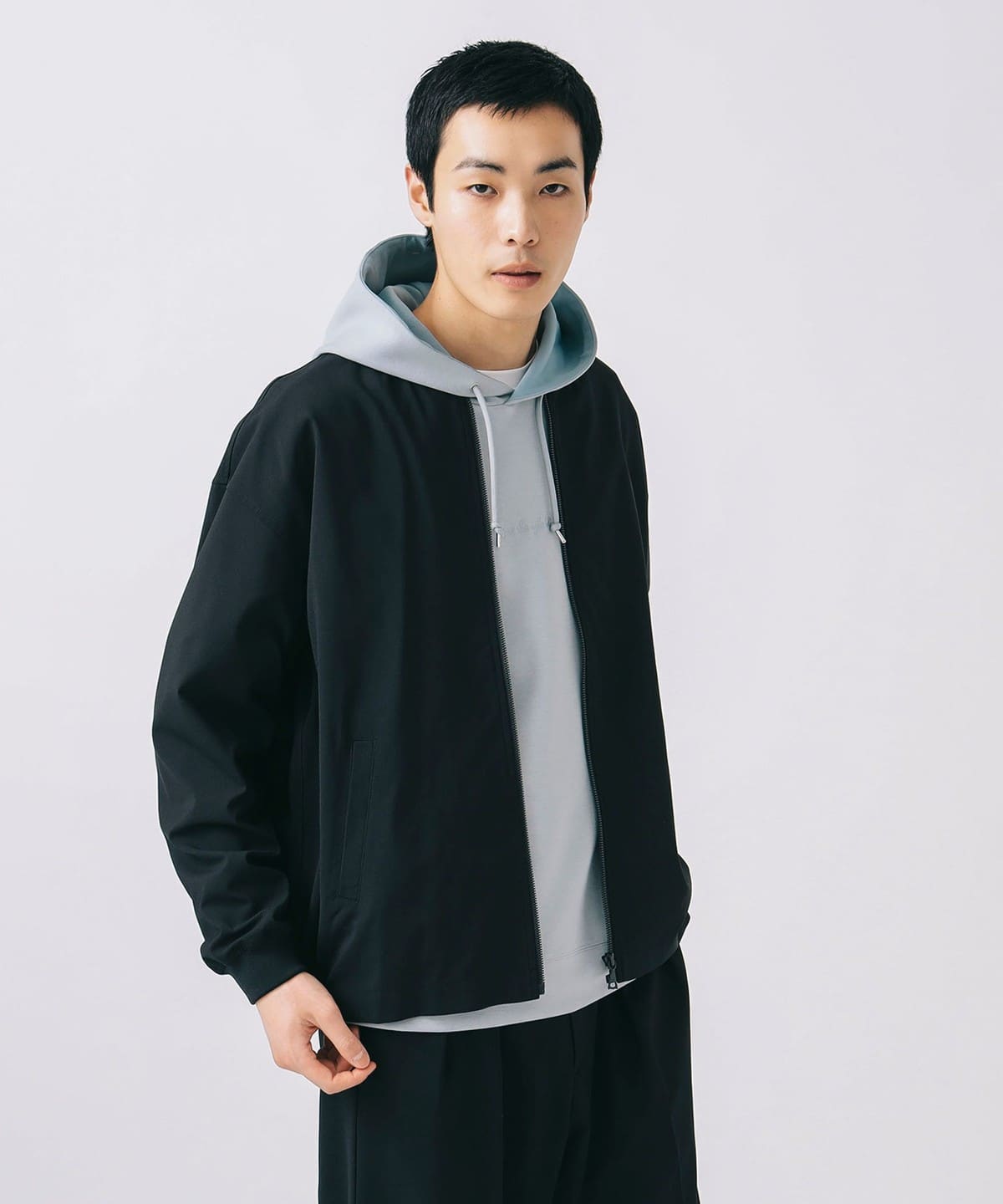 BEAMS ブラック MA-1 ジャケット S 24AW BEAMS ブラック MA-1 ジャケット S 24AW 毎年定番のMA-1、グレード