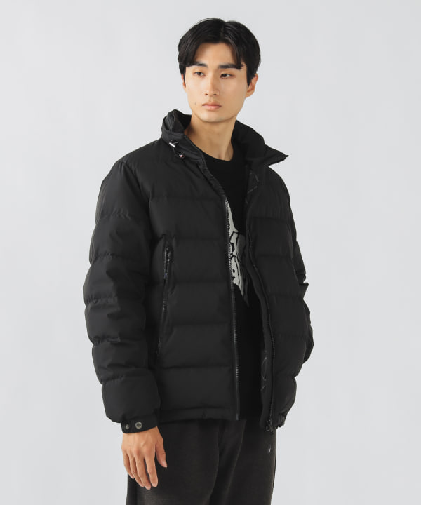 BEAMS HEART グレー迷彩 ダウンジャケット S BEAMS HEART（ビームス ハート）撥水 ロングダウンコート