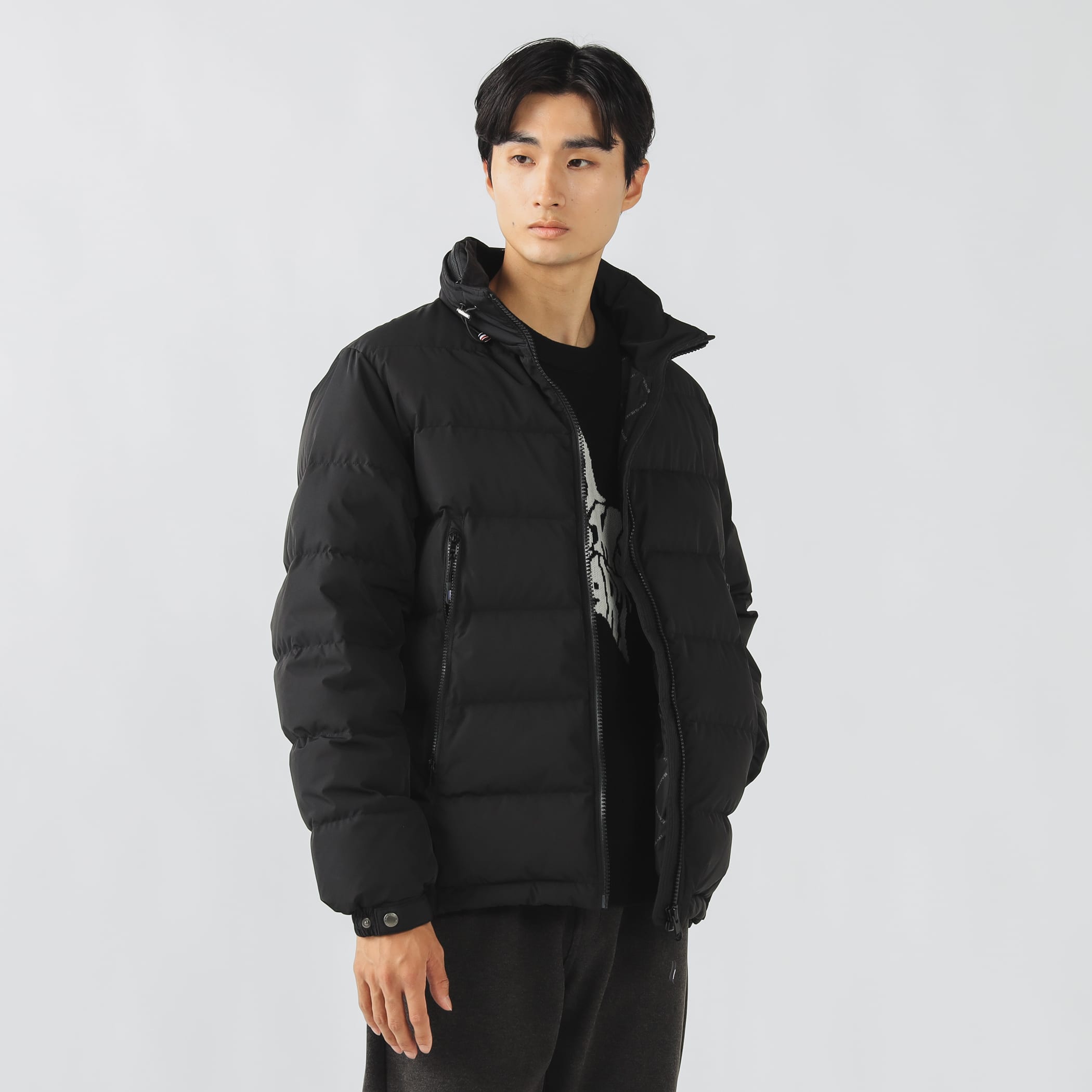 ベーシック ダウン ジャケット ブルゾン MEN BLACK S ベーシック ダウン ジャケット ブルゾン MEN BLACK S