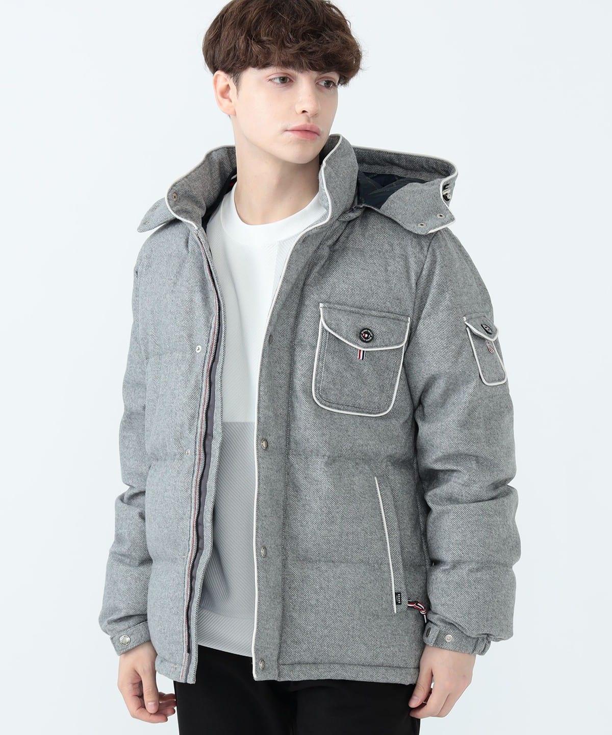 BEAMS HEART (BEAMS HEART) [New price reduction on 12/26] Wool twill down  (blouson down jacket) for sale | BEAMS