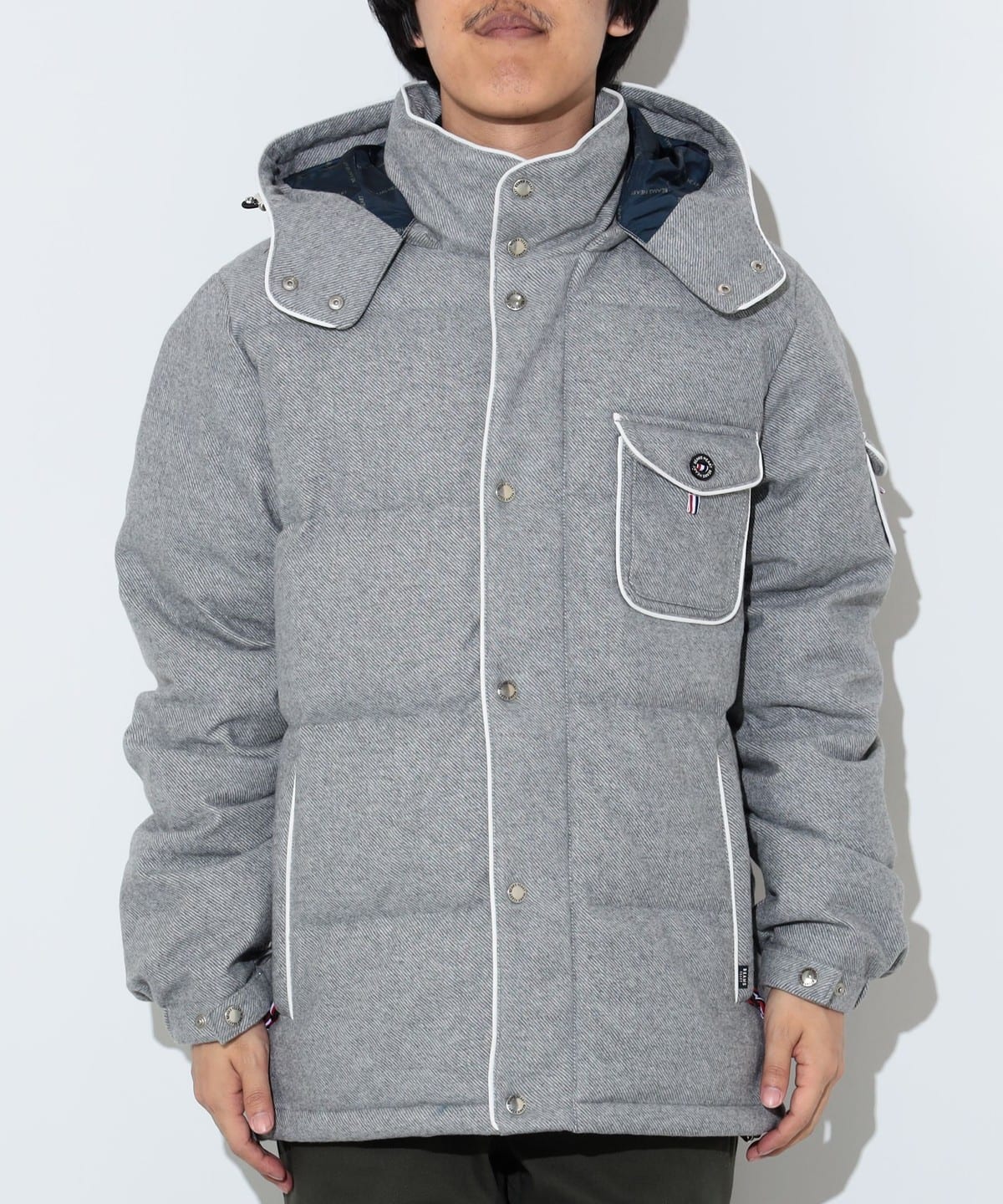 BEAMS HEART ダウンジャケット ブラック XL ファッション