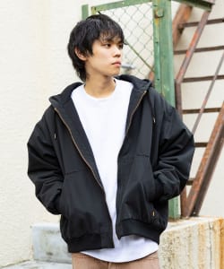 【10%OFF!!OUTER FAIR對象商品】〇男裝 GMS 帆布 連帽 外套