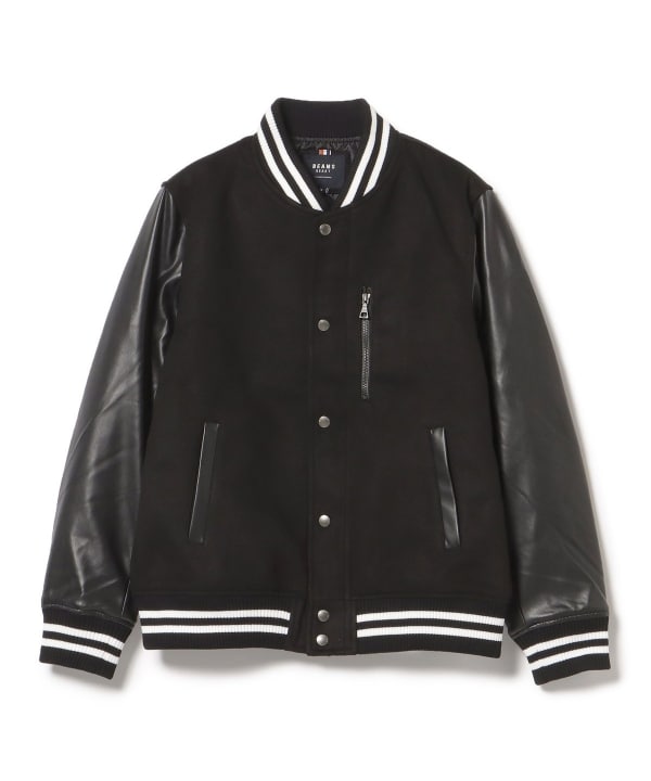 BEAMS HEART（ビームス ハート）胸ジップ スタジアム ブルゾン