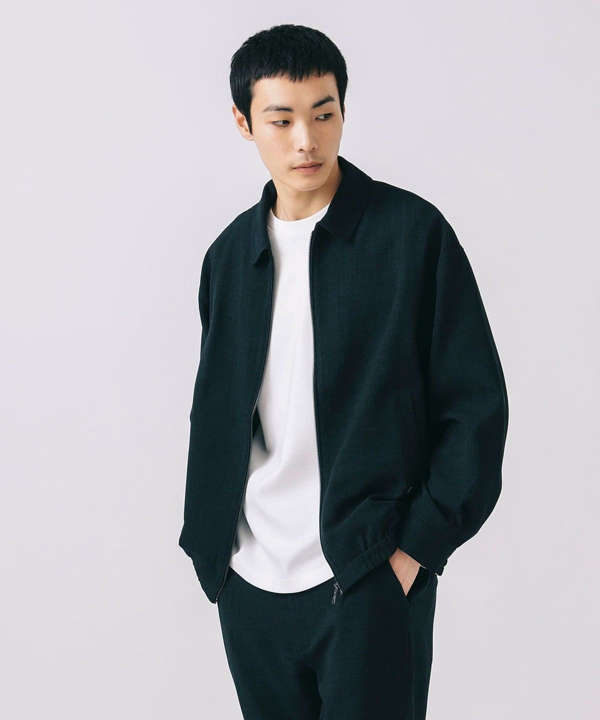 ポリメランジ ブルゾン (吸水速乾) ブルゾン MEN NAVY L ポリメランジ ブルゾン (吸水速乾) ブルゾン MEN NAVY L