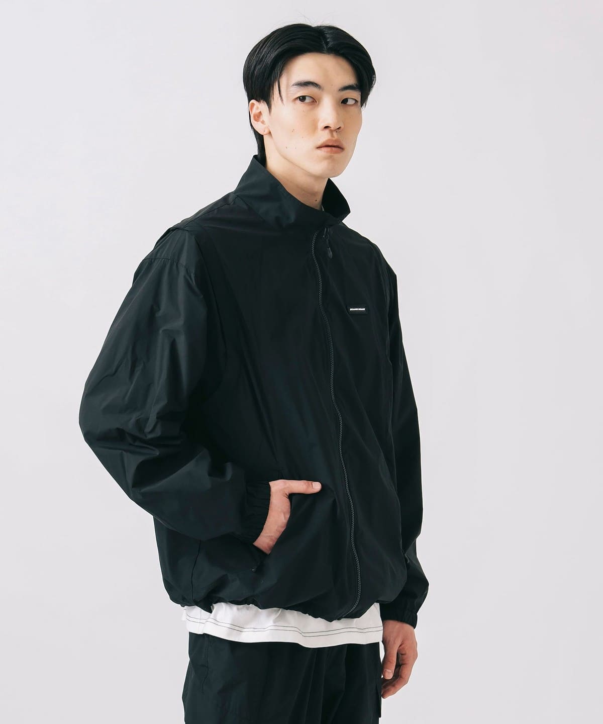 2WAY 裏メッシュ ブルゾン(撥水加工) ブルゾン MEN BLACK M 2WAY 裏メッシュ ブルゾン(撥水加工) ブルゾン MEN BLACK M