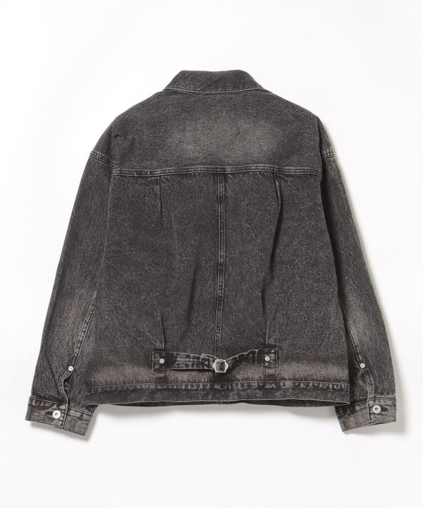 SINSS ブラストデニムジャケット Mサイズ SINSS（シンス）の「Blasted denim jacket / ブラストデニム