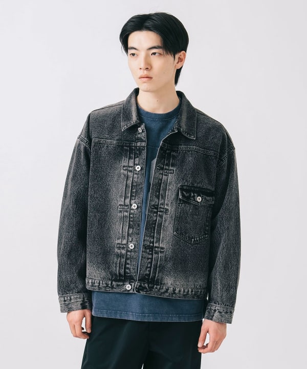 BEAMS JAPAN BEAMS JAPAN Aged Denim Shirt (Shirts, Blouses