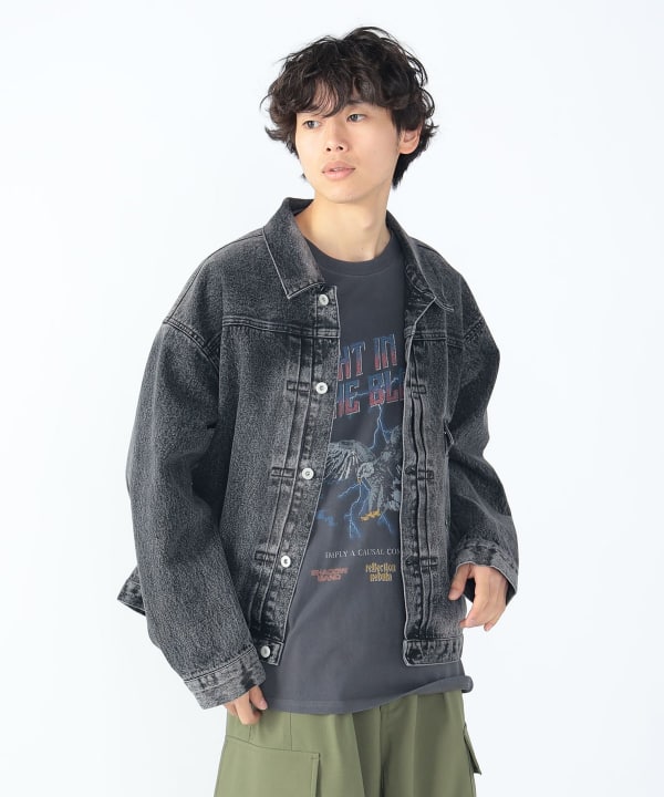 Blasted denim jacket / ブラストデニムジャケット（デニム