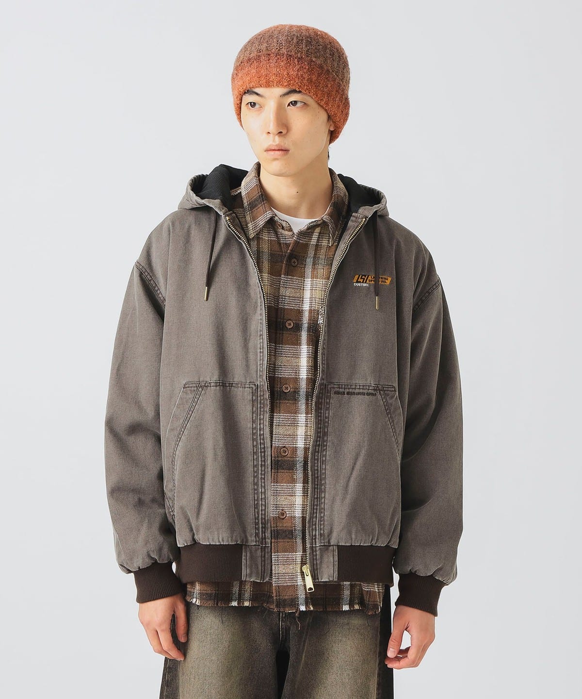 GMS フーディー ブルゾン ブルゾン MEN BROWN L GMS フーディー ブルゾン ブルゾン MEN BROWN L
