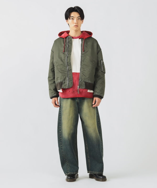 BEAMS HEART（ビームス ハート）フェード MA-1（ブルゾン ブルゾン