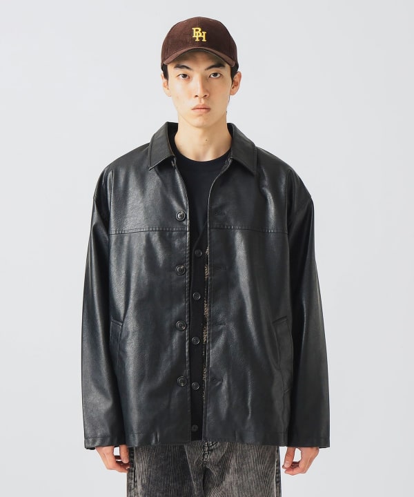 BEAMS HEART レザージャケット　羊革 Yahoo!オークション -「beams heart レザー」(ライダース