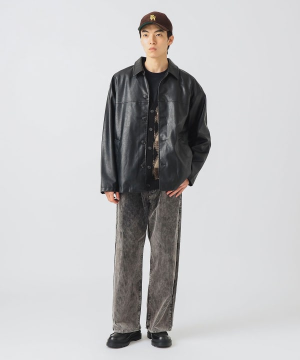 BEAMS HEART フェイクレザージャケット BEAMS HEART（ビームス ハート）フェイクレザー ジャケット