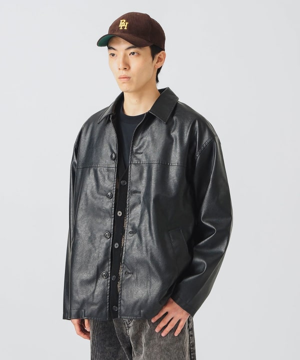 beams フェイクレザー カーコート　Mサイズ beams フェイクレザー カーコート Mサイズ BEAMS HEART
