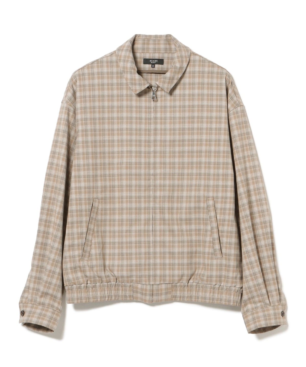 BEAMS HEART（ビームス ハート）オンブレーチェック ブルゾン
