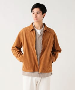 フェイク スエード ブルゾン