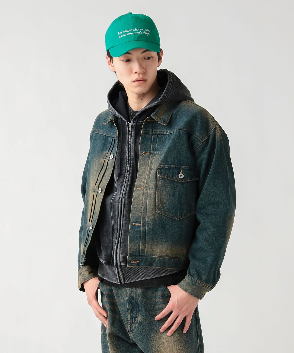 【デニム感】BEAMS HEART テーラードジャケット　M相当　アンコン デニム感】BEAMS HEART テーラードジャケット M相当 アンコン - メルカリ